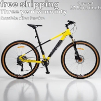 27.5inch Aluminum alloy frame Mountain bike 9speed Front rear mechanical disc brakes off-road Bicycle aldult Men women student