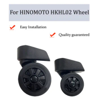 For HINOMOTO HKHL02 Nylon Luggage Wheel Trolley Case Wheel Pulley Sliding Casters Universal Wheel Repair Slient Wear-resistant