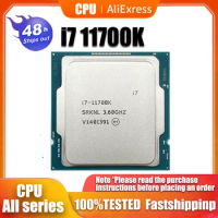 Used Core I7 11700K I7-11700K 3.6GHz Eight-cores Sixteen-threaded 16M 125W LGA 1200 CPU Processor