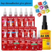 loctite 241 242 243 222 326 272 screw adhesive 263 262 277 290 anaerobic glue anti-loose anti-slip Sealing thread locking agent