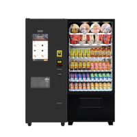 Coffee Vending Machine Drinks Snacks Integrated Coffee Vending Machine With Grinder