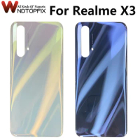 New For Realme X3 Battery Cover Door Replacement Hard Back Case RMX2142 RMX2081 RMX2085 Rear Back Cover For Realme X3 Housing