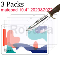 3PCS Glass film for Huawei matepad 10.4 2020 2022 tablet tempered glass protective screen protector