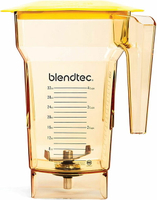[3美國直購] Blendtec FourSide Jar 4角容杯 黃色 2.2L最大容量75oz 食物調理機替換杯子 40-618-62