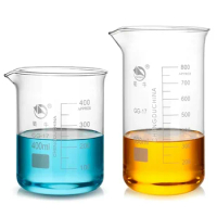 Lab Borosilicate GLass beaker all sizes chemical experiment Laboratory Equipment All sizes250 500 1000 2000 3000 5000mL