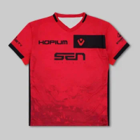 E-sports Sentinels Team jersey VALORANT VCT Short-sleeved Tshirt Men Women Summer Top Oversized Quic