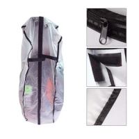 PVC Waterproof Golf Bag Hood Rain Cover Shield Outdoor Golf Pole Bag Cover Durable Dustproof Cover Golf Course Accessory