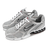 【NIKE 耐吉】休閒鞋 Air Zoom Spiridon Cage 2 男鞋 銀灰 Metallic Silver(CJ1288-001)