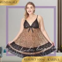 New LindaGalz KARINA Sexy Lingerie Big Size Jumbo 1616 Baju Tidur Wanita Dinas Malam Lingerie Premiu