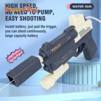 Electric Water Gun Toy Adult Child Large Capacity Automatic Continuous Launch Water Gun Toy High Pressure Outdoor Guns Pistol