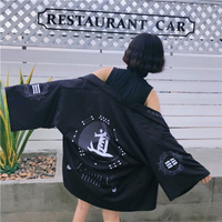 日系和風羽織七分袖中國風道袍夏季防曬衣和服開衫男女學生外套潮