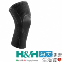【海夫健康生活館】南良H&amp;H 奈米鋅 5D彈力護膝(S-M/L-XL)
