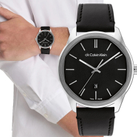 【Calvin Klein 凱文克萊】CK 瑞士製八角設計手錶-42mm(25000062)