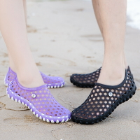 溯溪鞋/洞洞鞋 夏季涉水鞋速干沙灘鞋洞洞鞋女防滑套腳涼鞋去度假海邊外穿可下水『XY23503』