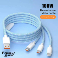 Beruang Saku Peluk Charger Kabel 3 In 1 USB Type C Type L 3A Fast Charging Kabel Tidak Mudah Ditekuk