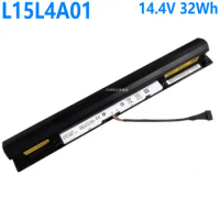 14.4V 32Wh New L15L4A01 L15S4A01 Battery For Lenovo Ideapad V4400 300-14IBR 300-15IBR 300-15ISK 100-14IBD 300-13ISK Laptop