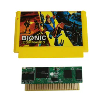Bionic Commando Video Game For 60 Pins 8 Bit FC Game Cartridge