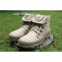 MND FOOTWEAR - Sepatu Boots Pria Blackmaster Palladium Hand Made Bandung 44 Cream