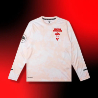 VOLT VECTOR 004 NAMWAN RUNNING BEIGE TIEDYE เสื้อวิ่ง ออกกำลังกาย แขนยาว สีเบจ