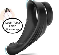 Extra Thick Double Cock Ring Prostate Alat Bantu Pemuas Sex Toys Pria Type C