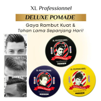 XL Professionnel Deluxe Pomade 80g | Untuk Styling Rambut Pria Gaya Modern Seharian No Lepek