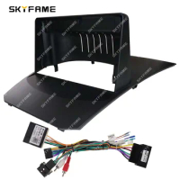 SKYFAME Car Frame Fascia Adapter Canbus Box Decoder Android Radio Dash Fitting Panel Kit For Ford Fiesta