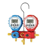 Manifold refrigeration Digital gauge refrigerant refrigerante pressure gauge high pressu gauge manifold pressure gauge vacuum