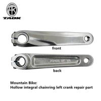TAOK Tuoke mountain bike crankset left crank repair parts bicycle road bike hollow one-piece crankset spare parts
