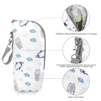 Portable Feeding Bottle Waterproof Thermal Bag Milk Warmer Diaper Bag