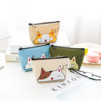 South Korea Cute Cat Zero Wallet Popular Ground Stall Source Creative Hand Coin Key Bag