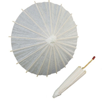 8吋空白紙傘 DIY白色綿紙傘 直徑約20cm/一袋50支入{促35} 彩繪紙傘空白傘 彩繪傘 表演傘 畫畫傘 手工傘 塗鴉傘~5853