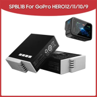 Replacement Battery SPBL1B For GoPro Hero12 Hero11 Hero10 Hero 9 10 11 12 Enduro Cold Weather Battery Rechargeable Battery