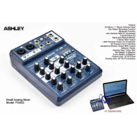 MIXER AUDIO ASHLEY FX402i FX 402i 4 CHANNEL USB BLUETOOTH ORIGINAL