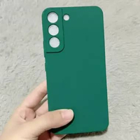 Soft Case Samsung S22, S22 Plus Silikon Slim Matte Silikon Sandstone S22 hijau tua