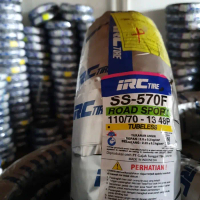 TERLARIS BAN DEPAN MOTOR NMAX IRC TUBLESS 110/70-13 SS570 F + BONUS