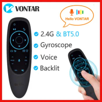 G10S/G10S Pro/G10S Pro BT Voice Remote Control 2.4G Wireless Air Mouse with Gyroscope IR Learning for Android TV Box PC