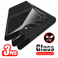3Pcs Privacy Back Cover Tempered Glass For Samsung Galaxy Z Flip5 Protective Glass Samung ZFlip5 Flip 5 ZFlip 5 Screen Protector