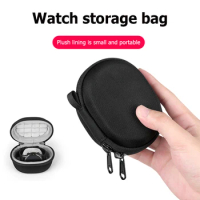 Portable Watch Bracelet Storage Case Shockproof EVA Plush Carrying Box for Galaxy Watch5/Apple Watch/Haylou GST