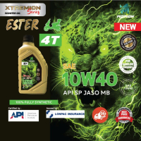 MOTION 4T 10w40 ESTER XTREMION SCOOTER API SP 1L Fully Synthetic SCOOTER Engine Oil Minyak Hitam Pel