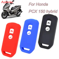 Silicone Key Case For Honda PCX 150 Hybrid X-ADV SH125 Scoopy SH300 Forza 125 300 2018 Motorcycle Scooter 2 Button Smart Key