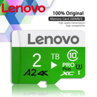Lenovo 2TB 1TB SD Memory Card U3 V30 4K Full HD Micro TF Mini SD Card TF Memory Flash Card 512GB 128GB 64GB For Phone/Computer