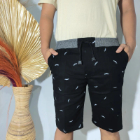 CELANA PENDEK SANTAI  PRIA CELANA KOLOR MOTIF