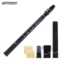 ammoon Mini Bb Sax ABS with Alto Mouthpieces 4pcs Reed Carrying Bag Woodwind Instrument