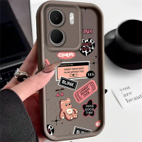 เคสโทรศัพท์, เหมาะสำหรับ OPPO A5x 5G และ OPPO A5x 4G, ดีไซน์หมีการ์ตูนตลก, ทำจากซิลิโคนนิ่ม TPU, ฝาห