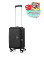 CURIO BOOK OPEN กระเป๋าเดินทางขนาด 20 นิ้ว EXP TSA สีดำ+CURIO BO STICKER