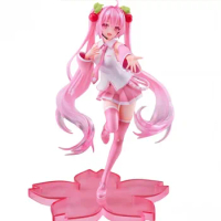 Hatsune Miku Sakura Miku Anime Model Toy Kawayi Pink Sakura Series Doll Collection Action Figure PVC