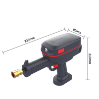 Car Washer Gun With Lithium Battery Powered High-Pressure Car Washer