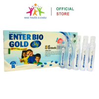 ENTER BIO GOLD - Men vi sinh bổ sung 3 tỷ lợi khuẩn hỗ trợ đường ruột cho bé - Hộp 20 ống x 10ml