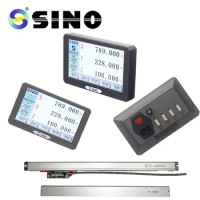 SINO SDS200 Digital Readout Systems 4 Axis KA300-570mm Glass Linear Scale Encoder For Lathe Grinder Milling Machines