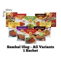 Sambel Uleg 1 sachet All Varian rasa terasi rendang geprek bawang udang ijo hijau kemiri kecombrang 